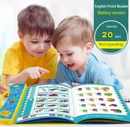 Kids Intelligence Book, Phonic learning with English Letters & Words, poems, relations & much more Learning with figures & voices