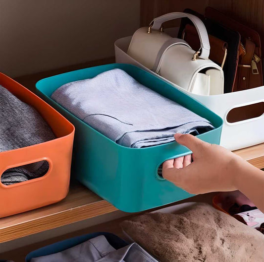 3 Pieces Multipurpose Plastic Storage Basket